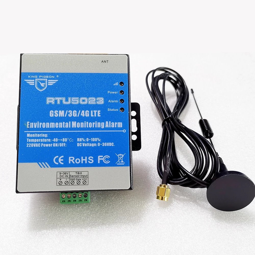 Умная сигнализация 2G RTU5023 мониторинг окружающей среды по телефону/сообщению