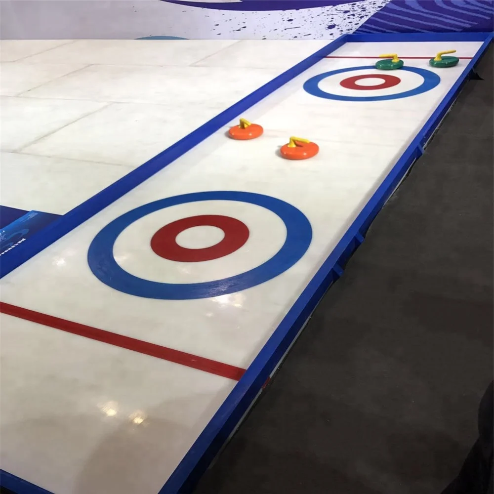 ZSPE Customized Durable UHMWPE Curling Floor Sheet Curling Game Board For Curling Training Sports