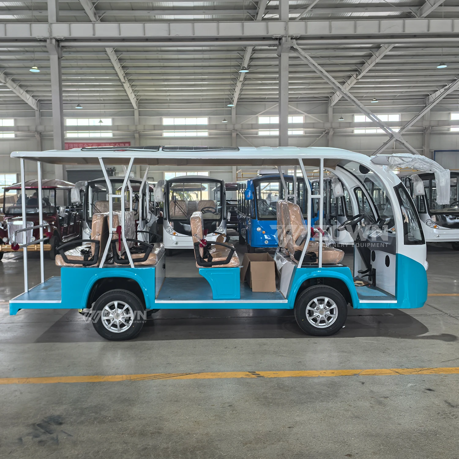 Hot Sale 11/ 14/ 17/20 Seat Electric Shuttle Bus Nature Park Used New Tourist for