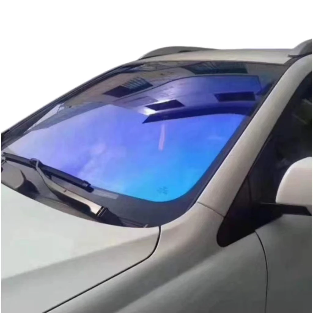 Автомобильный хамелеон оконный оттенок темно-синий Солнцезащитная пленка устойчивая к царапинам 65% VLT лидер продаж лучшее качество