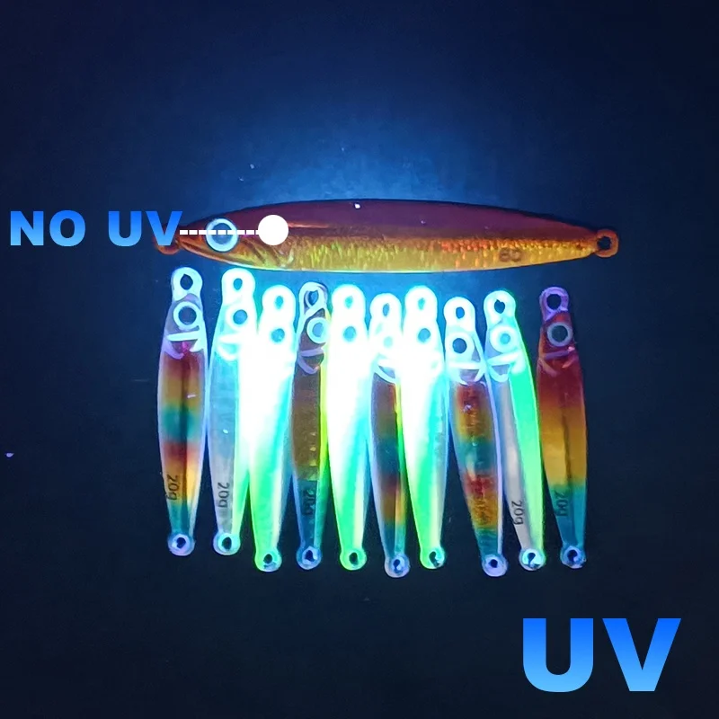 OEM tungsten slow jig 10g 20g 30g 40g Saltwater Fishing Lures Jigs Uv Jig Metal Bait