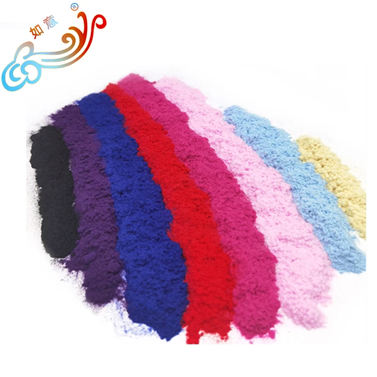 Рождественское украшение для снежной елки из флока, 100% модифицированный полиэфирный флокирующий порошок, бархатные волокна