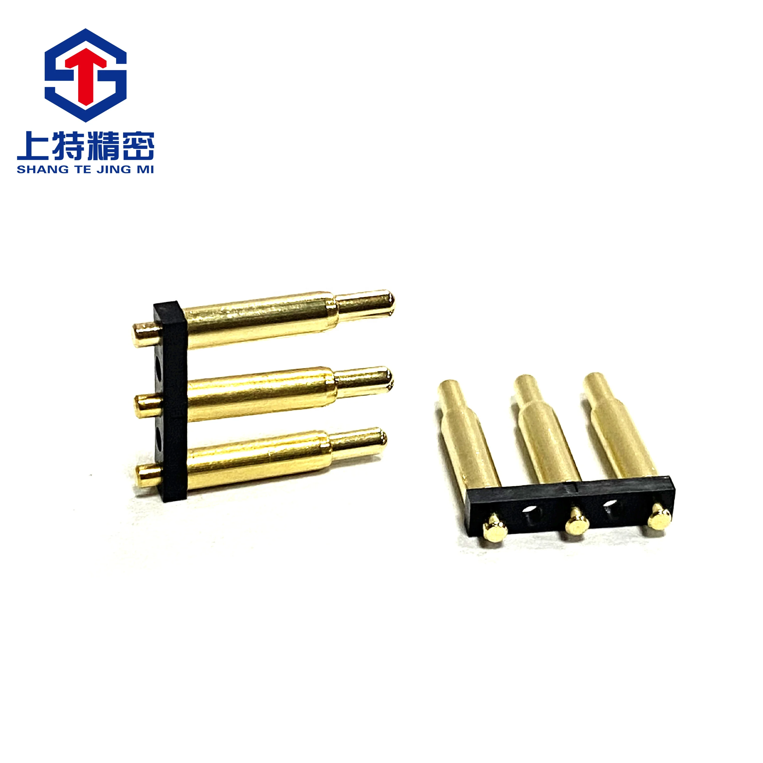 3Pin 2.54mm /5.08PH Male Pcb Board To Board Pogo Pin Connector Straight Pin Header