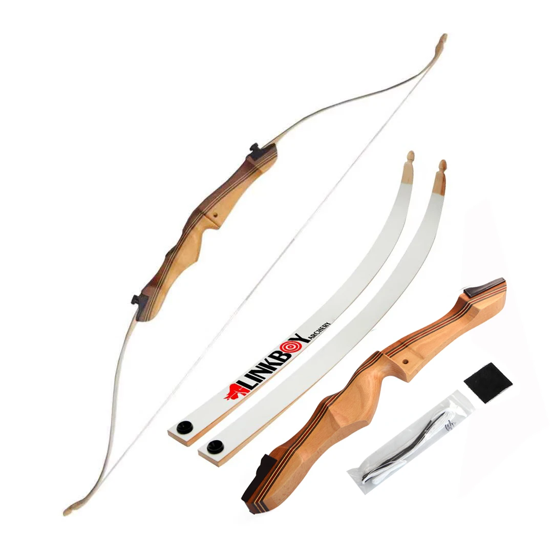 Деревянный лук для стрельбы из лука, 48/68 дюймов, вес 12-34 фунта