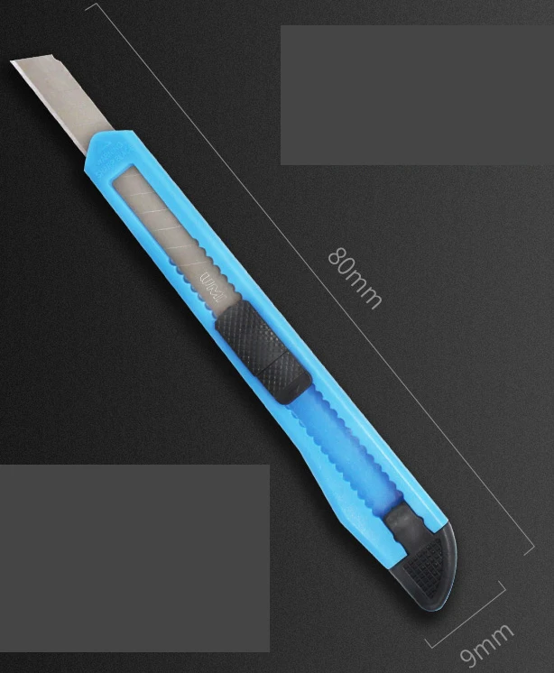 
Amazon hot style refillable plastic and mental utility knife stainless multifunction utility art knife for office school 