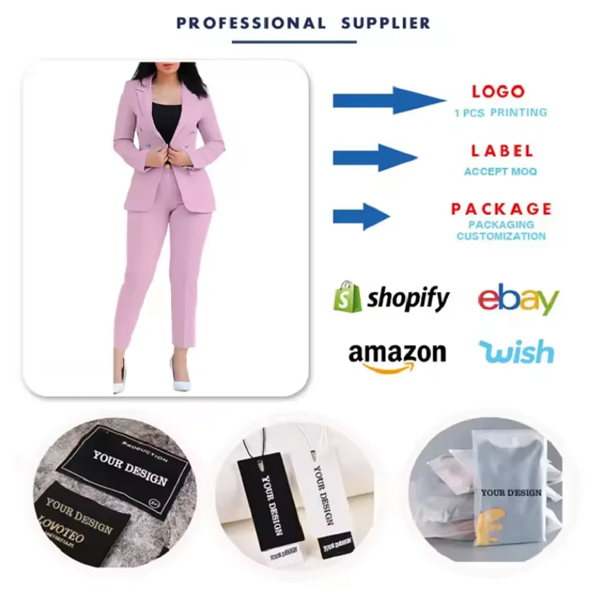 TONGYANG Manufacturers Business Suits For Women Fashion Slim Pants And Blazer Set Ladies Suits Office Wear Formal Suit