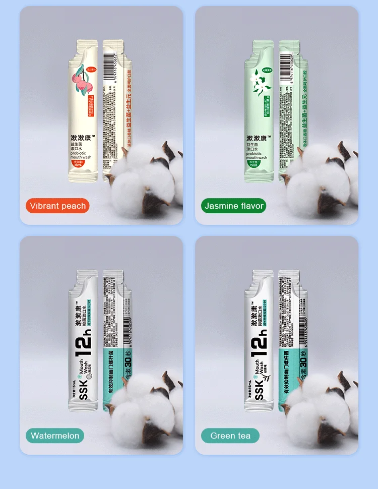 Hot sale Blister Card Packing 6ml ODM Natural Mouth Wash