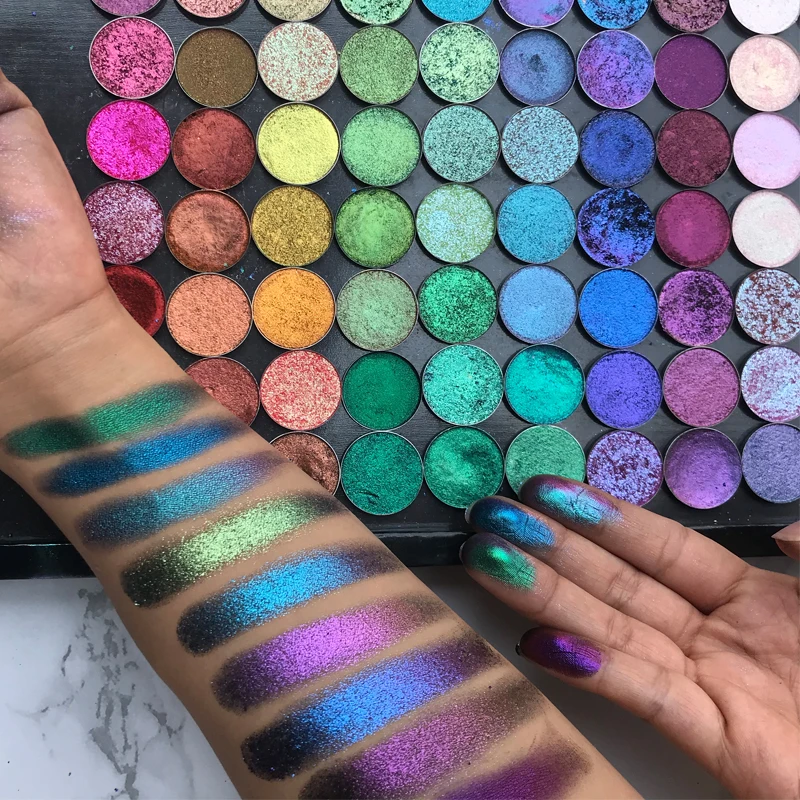 Customization Pressed Duochrome Eyeshadow Pigment Powder 100 Colors Multi Eyeshadow