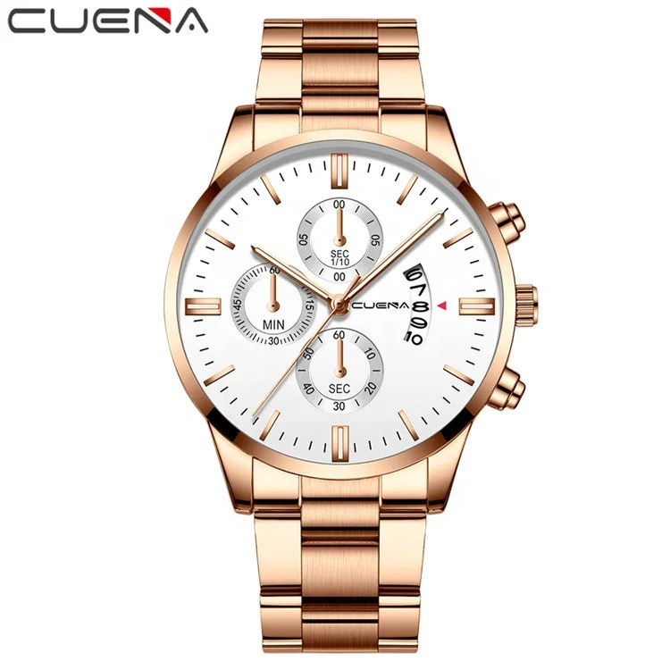 Wholesale Geneva Fashion Luxury Calendar Date Business Clock Reloj Hombre Quartz Wristwatch Watches for Men