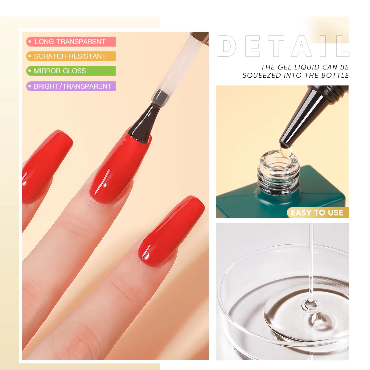 AS Private Label Nail Supplies Manufacture Top Coat And Base Coat Nail art BaseCoat Gel Polish 30ml Rubber Gel Coat Set