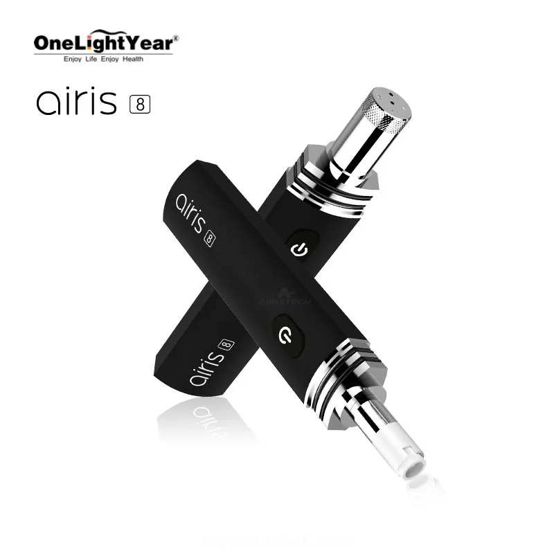
High Quality Wax Vaporizer Airis 8 quaser headbanger Dual Quartz Heating Variable Voltage Wax Vape Pen from one light year 