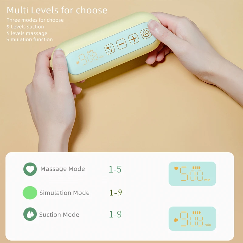 Maternity Baby Nursing Pump Breast Portable Silicone Hans Free Breast Pump Hands Free Simulation Breast Pump Electric Double