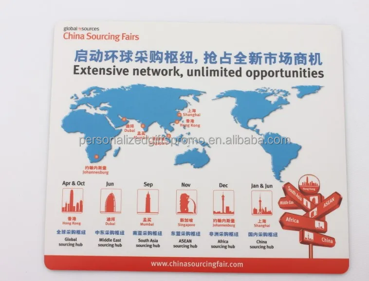 Custom color logo size Suitable for your Pads laptop COMPUTER ACCESSORIES Rubber Bottom Fabric Mouse Pads