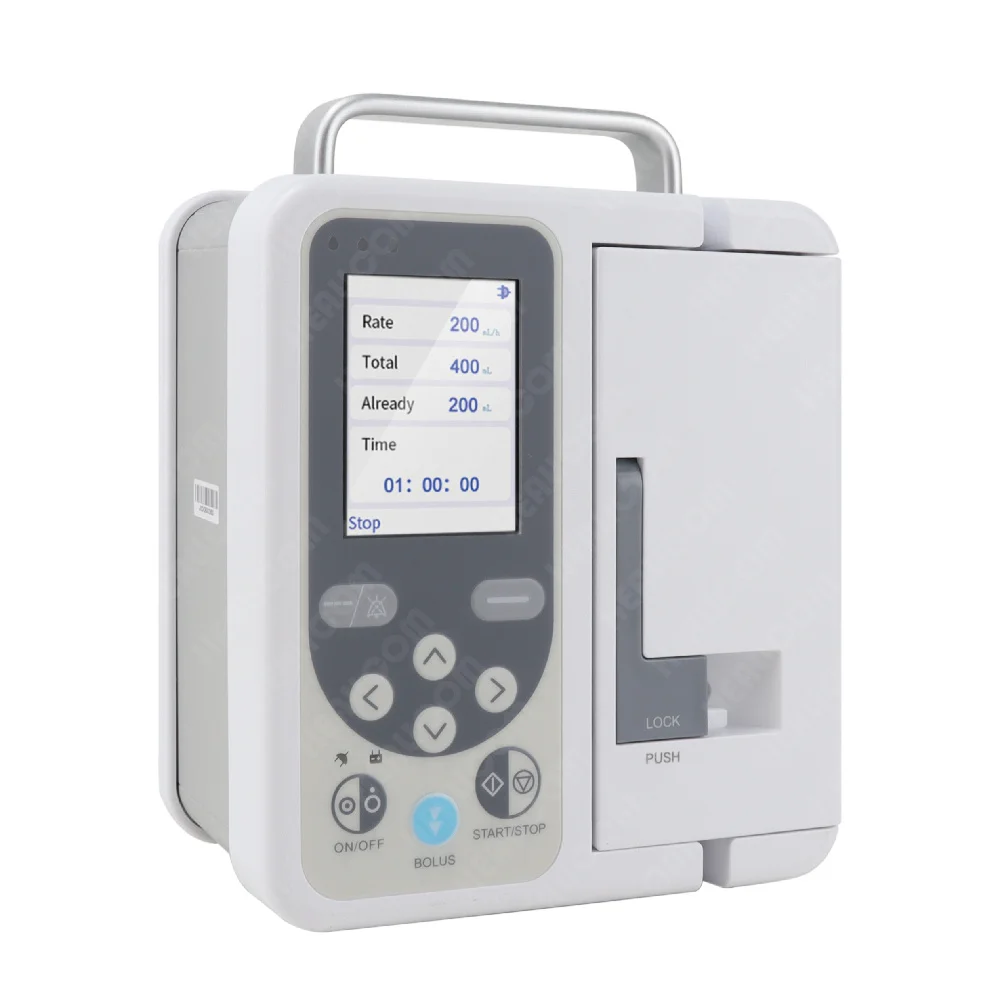 Недорогой Электрический Медицинский портативный мини цифровой инфузионный насос для химиотерапии для ICU