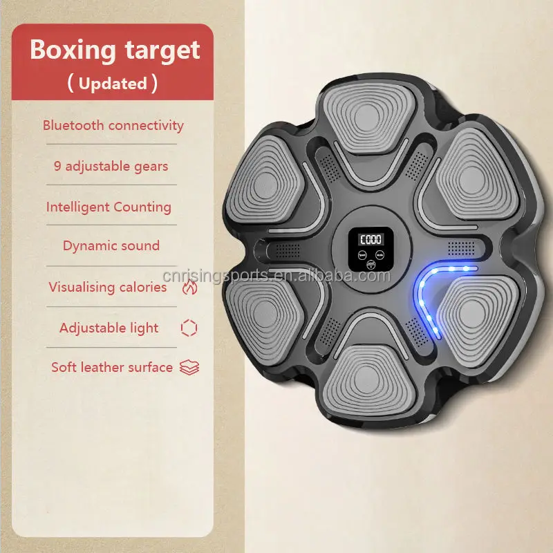 Домашнее необходимое тренировочное оборудование с Bluetooth музыкальная мишень для бокса фитнес настенная Подушка светящая умная боксерская машина