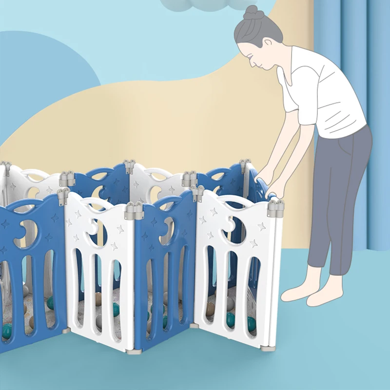 Лидер продаж высококачественный складной детский гибкий манеж Feelkids экологически чистый забор