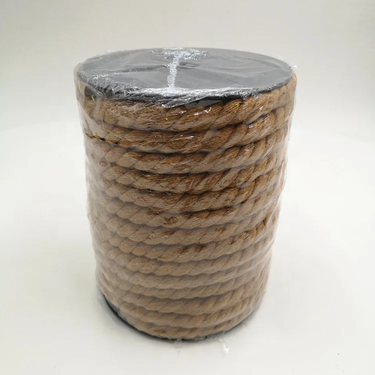 Manufacturer custom thick cotton twist climbing rope