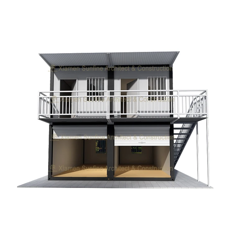 20-футовые офисные модульные съемные контейнерные дома