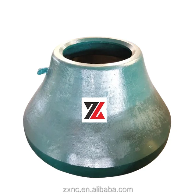ZhiXin Mining Machinery telsmith gyratory cone crusher spare parts concave and mantle cone crusher wear parts