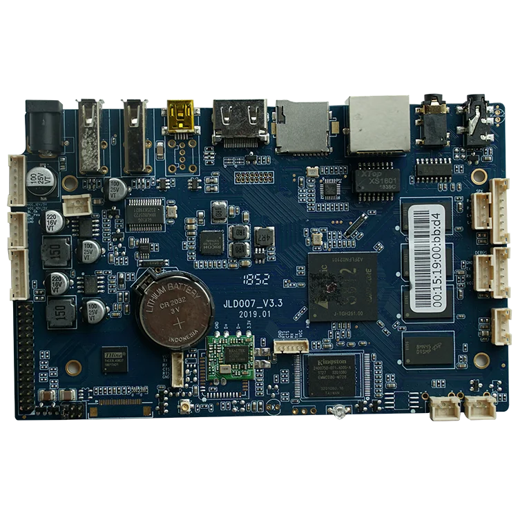 Amlogic-S802 LVDS 1920*1080 декодирование HTML5/FLASH5 Android материнская плата для рекламного игрока