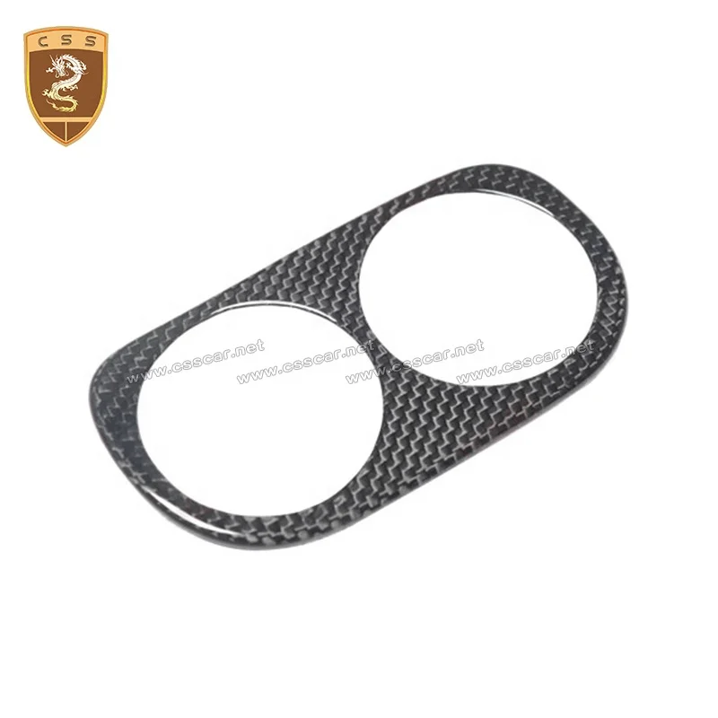 Углеродного волокна фар переключатель рамка крышка внутренняя отделка для Ferrari 458