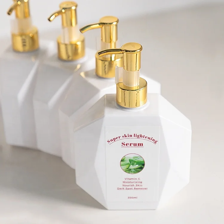 privated label dark spot correcting 300ml super skin ligthtening serum face serum aloe vera gel