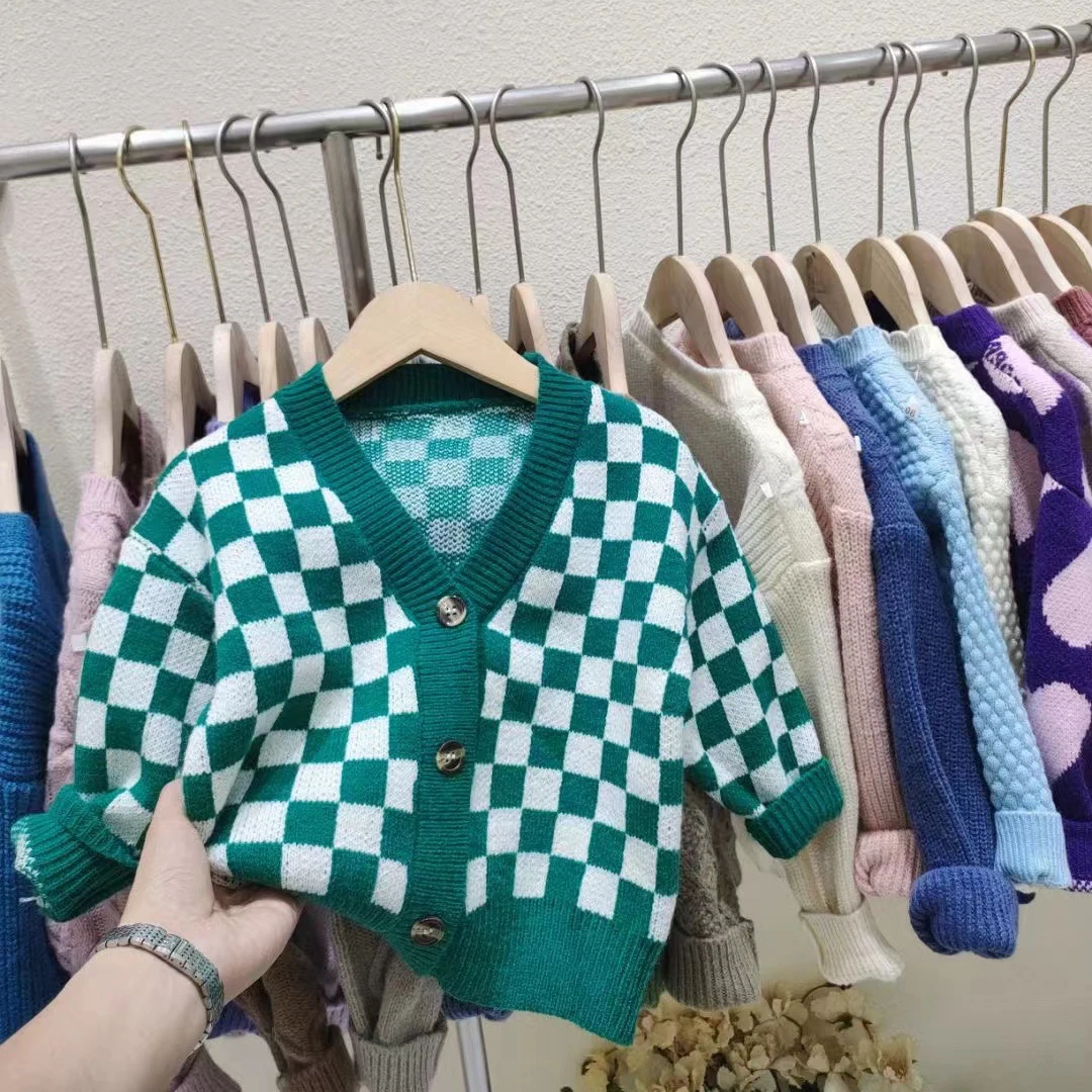 Оптовая продажа кардиган на заказ кашемировые вязаные свитера детские для мальчиков