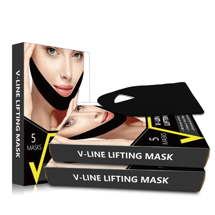 Увлажняющая V-образная маска для лица, Гидрогелевая коллагеновая V-образная подтягивающая маска для лица