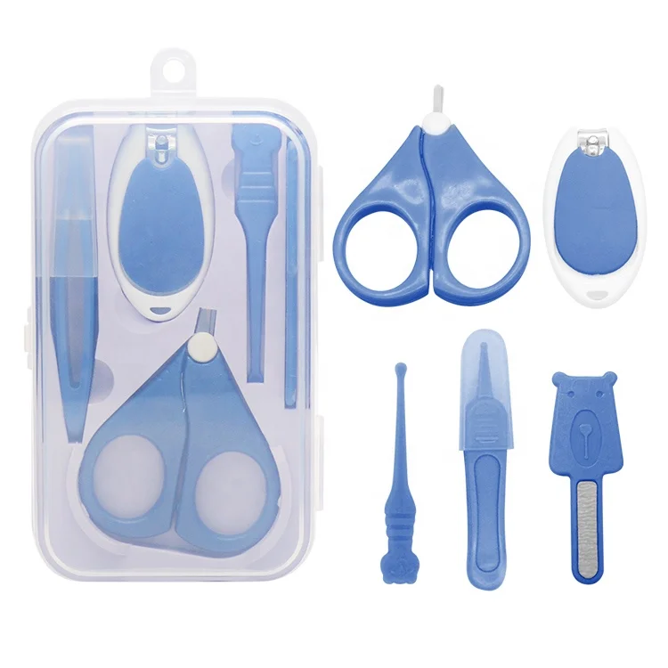 Manufacturer Nail Grooming Tool Baby Nail Clipper Manicure Kit 5pcs Baby Nail Care Set For New Born Toddler Kids