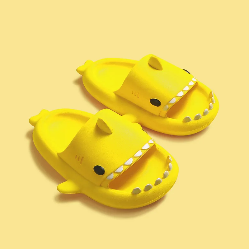 Customize Summer Water Home Cartoon Cute Tiger Shark usa Kids And Adult Novelty Cloud Shark Slides Slippers