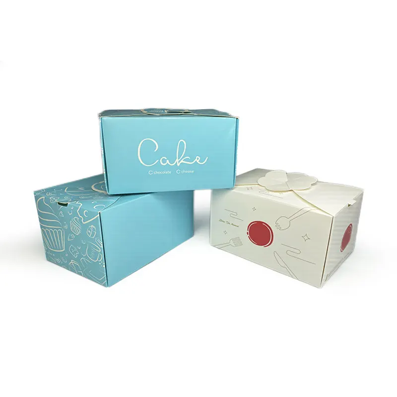 Zidan Paper Gift Giving Brown Bakery Cupcake Boxes Packaging Easy Estate Holiday Pastry Dessert Cookie Boxes with Window