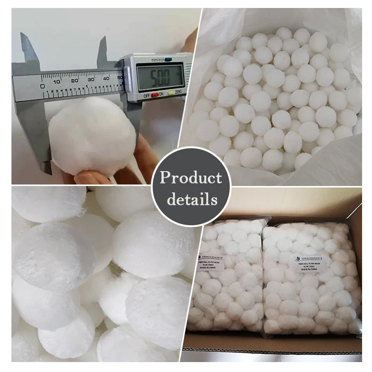 Swimming Pool 700G Replace Sand Water Filter Fiber Ball Filter Media  For Water Cleaning