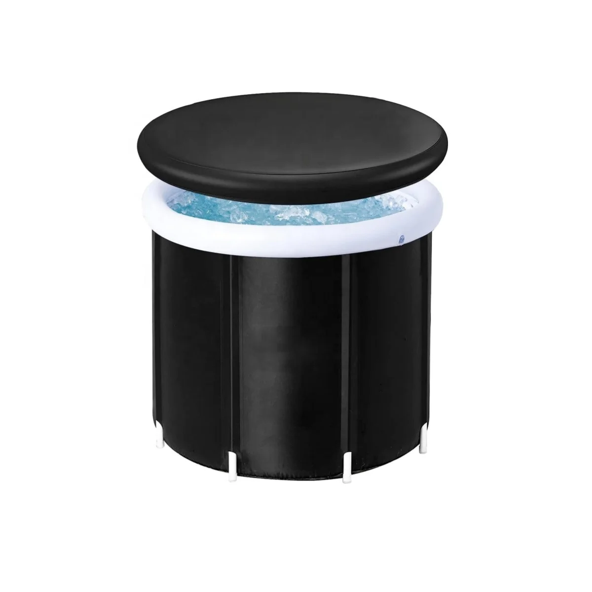 Eco-Friendly PVC Inflatable Ice Bath For Cold Plunge Indoor Outdoor Inflatable Bathtubs