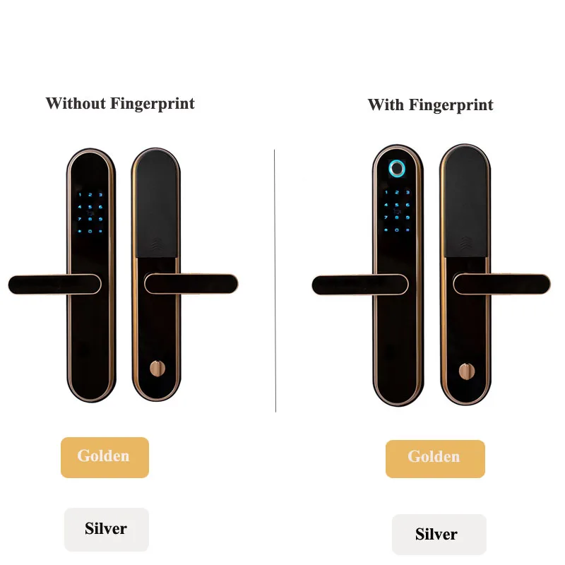 Factory price  ttlock app remote wifi ble electric smart security door lock