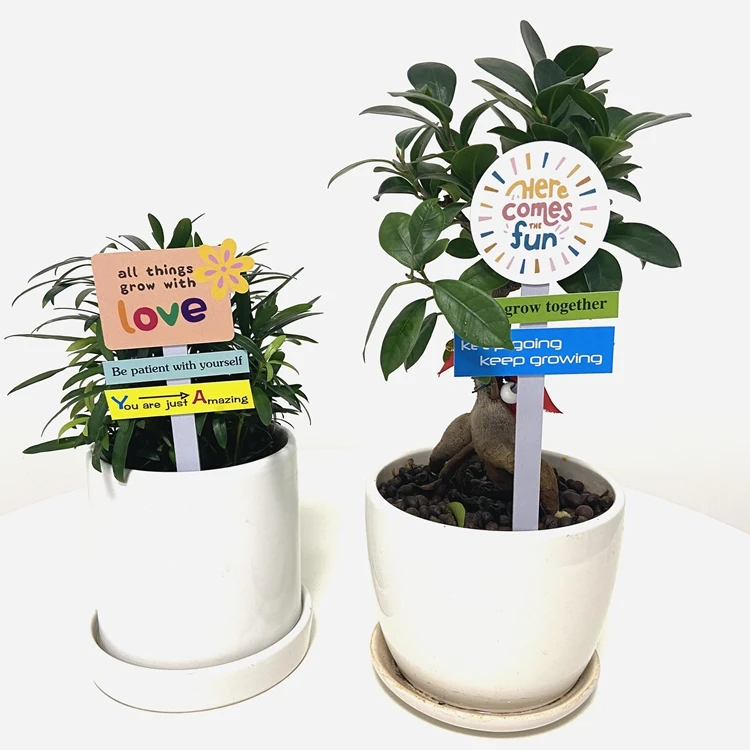 Blessing Planter Decoration Flower Pot Picks Accessories Garden Plant Sticks For anti-mold mother day decor new