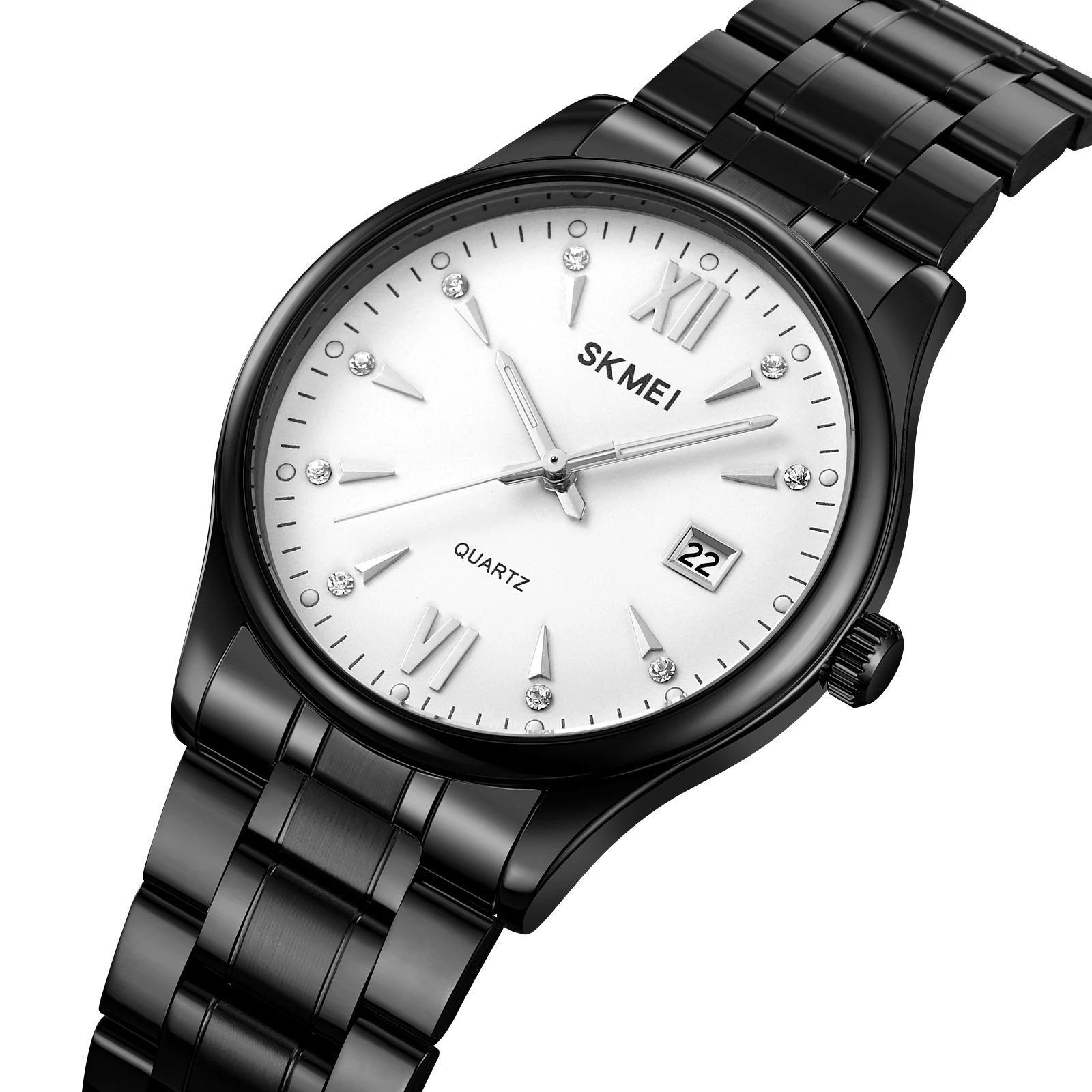 SKMEI 2158 latest gold design quartz watch classic men business watch waterproof date function