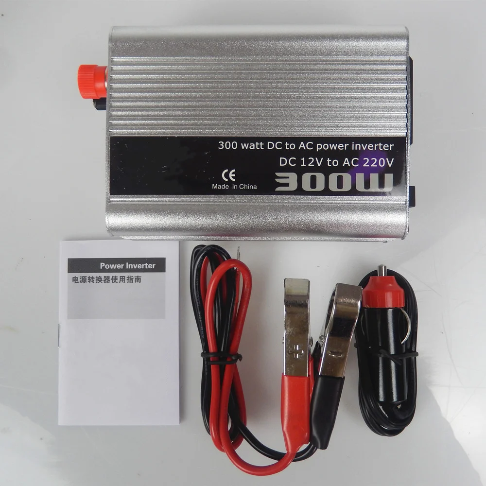 Popular Selling 300W 12V to 24V Car DC to AC Inverter Vehicle Power Inverter 50/60hz with USB Port