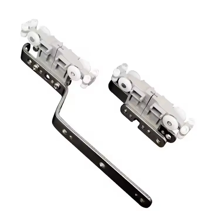 Factory 2 PCS per set integrated tackle Stainless steel Long and short arm curtain pulley