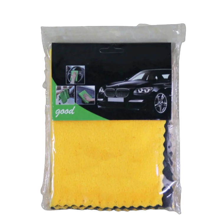 Custom Orange Pink Blue White Sublimation Double Sided Microfiber Auto Clean Polishing Towel