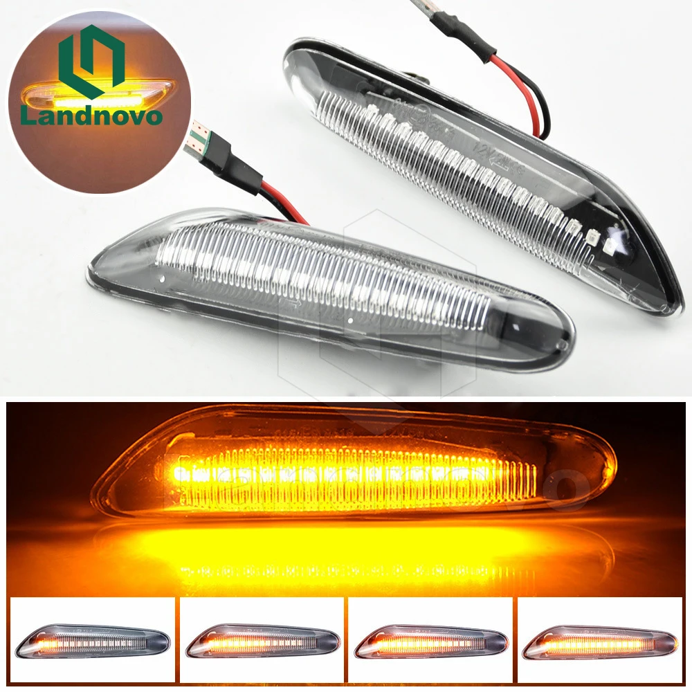 Turn Signal Side Fender Sequential Light Indicator Lamp For BMW E90 E91 E92 E93 E60 E87 E82 E46  LED light
