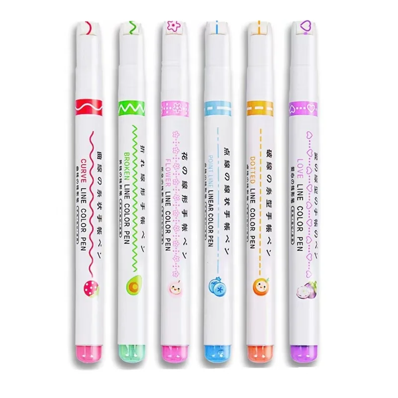 New Student Rollerball Watercolor  Contour Hand Account Line Washable  Mark Pen Watercolor Pen