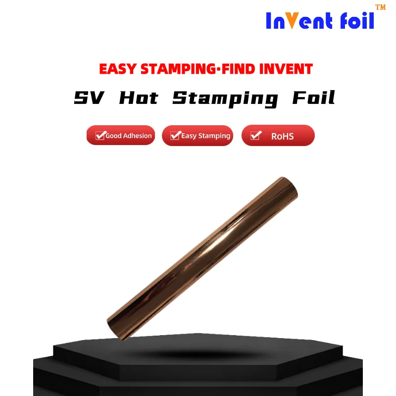 INVENT FOIL High Quality Heat Foil Hot Sale Coated Multicolor Hot Stamping Foil For Paper and Plastic