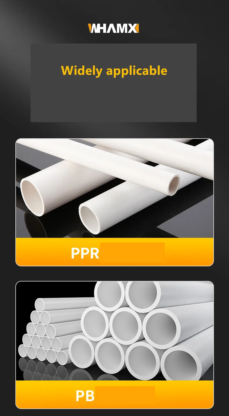 WHAMX 20-32mm 48V 90 Minutes Lithium Battery Cordless Ppr/Pe/Pp Pipes Water Pipe Welding Machine