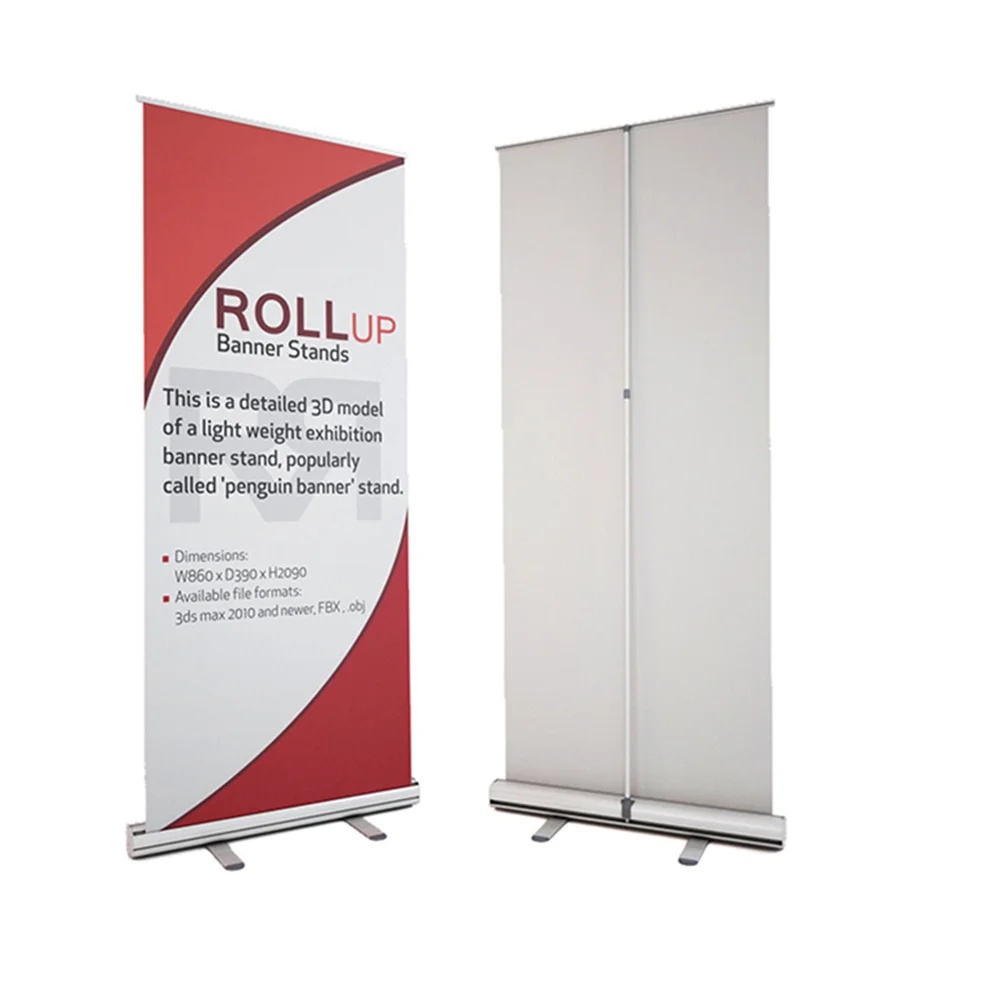ROLL UP STAND Advertising Banner Stand Roll Down Banner Rollup Standee Aluminum Retractable Banners for Trade Show