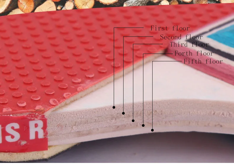 Wholesale  Price Portable 2 Pieces Wooden Table Tennis Racket  for Outdoor Sports