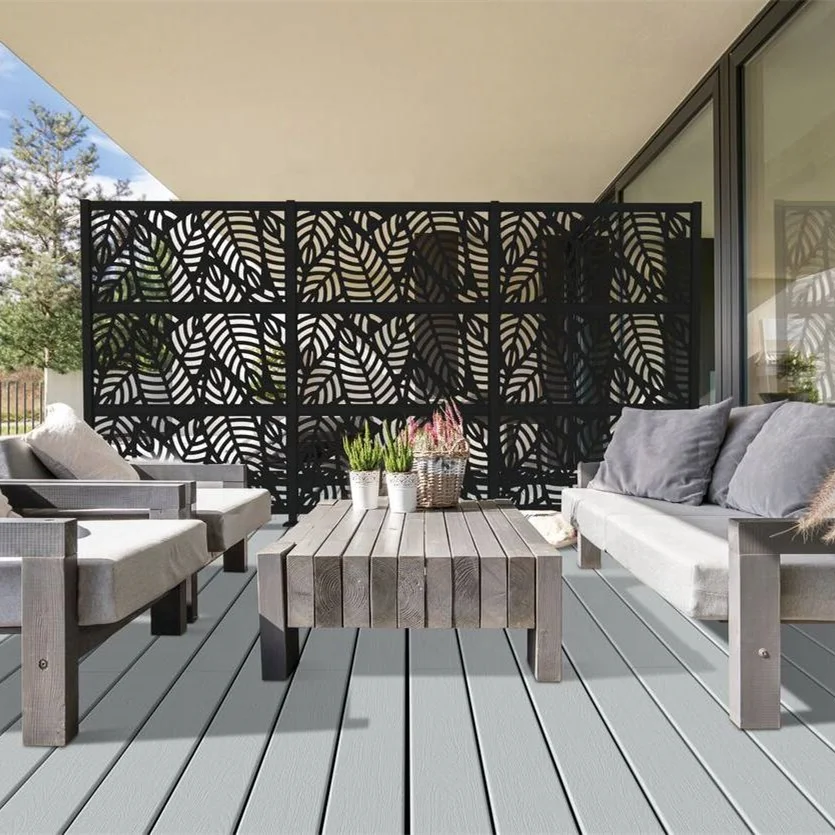 Indoor Room Decoration Laser Cut Wood Plastic Screen Carving Privacy Screen