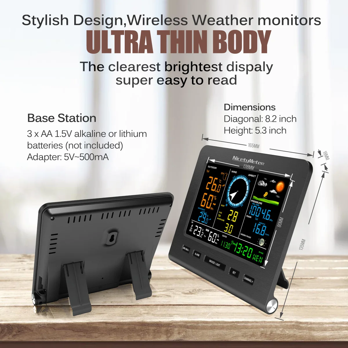 Hot FT0366 WIFI Smart Radio Frequency Weather Station