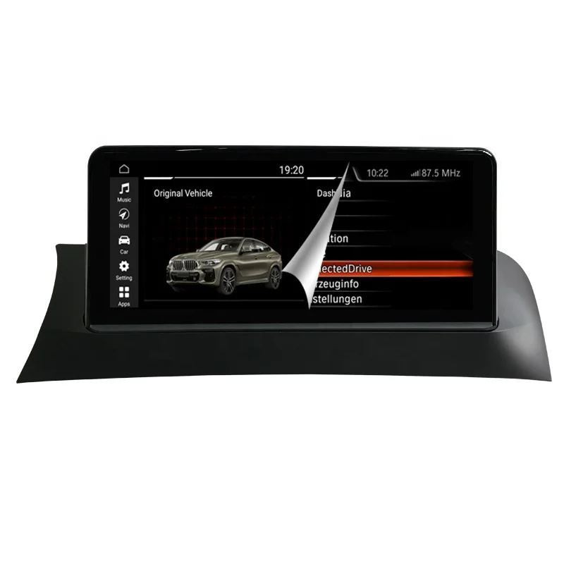 Автомагнитола MCX 8 дюйма 10 25 4G SIM GPS F25 Android для BMW X3 2006