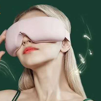 
heated air pressure with music wireless vibrative accpressure reghargerable eye massager 
