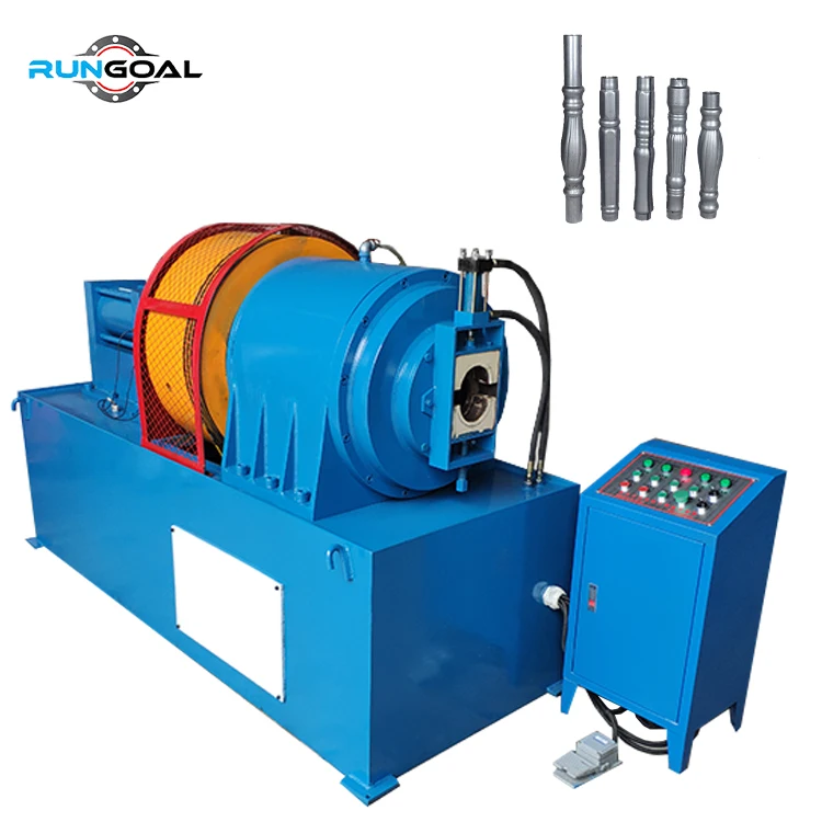 Aluminium SS Flower Pipe Forming Embossing Machine